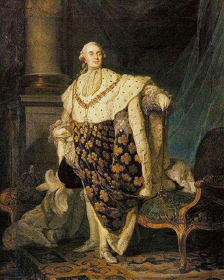 Joseph-Siffred  Duplessis Louis XVI in Coronation Robes oil painting image
